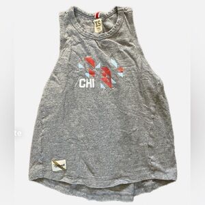 Tracksmith grey boy chicago marathon tank